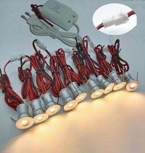 Spot ışıkları 1W mini kapalı LED nokta ışık Downlight Downtligable gömme tavan merdiven lambası ile 85277v sürücü vitrin kabini 9pcs8213775