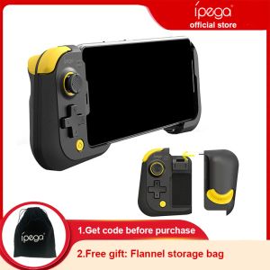 Gamepads ipega pg9211 cep telefonu gamepad bluetooth oyun denetleyicisi, depolama çantası ile iOS android için dönüştürülebilir cep çubuğu