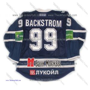 Hockey Dynamo Moscow #99 Backstrom #32 Ovechkin #1 Yeryomenko #87 Komarov Haftowe szwy Hockey Dostosuj dowolny numer nazwiska