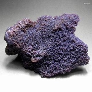 Estatuetas decorativas 668g Grape Agate Chalcedony Terminated - Cristais e pedras de cura de amostras minerais decoração de casa feng shui decoração