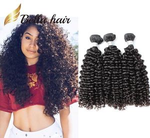 100 klasa 11A Brazylijskie włosy wątek Naturalne przedłużanie kolorów 3pcllot Curly Bundles Julienchina Bellahair5043405