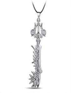 Pendant Necklaces Fans Magic Wand Jewelry Statement Women Necklace Kingdom Hearts Leather Chain Choker Game KH 3 Key Pendants Men 5067856