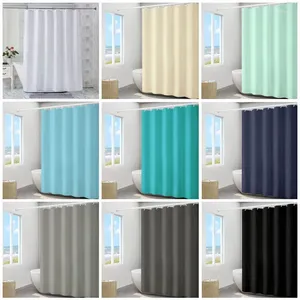 シャワーカーテンバスルームの防水カスタマイズされたPOポリエステルバス装飾フックドロップパーソナライズ