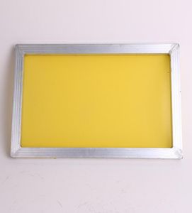 Frame di stampa schermate in alluminio da 43x31 cm Stende con mesh giallo in poliestere stampato in seta da 120t bianca per circuito stampato 512 V5314513