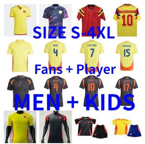 22 23 24 25 Valderrama Colombia 1990 Retro Soccer Jerseys 2024 Player Version Men Kids Smellorate Antique Vintage Football Dorts Escobar Falcao James Cuadrado