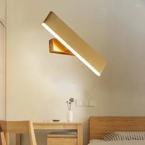 Duvar lambası modern LED uzun yaratıcı dönebilir akrilik merdiven koridor yatak odası başucu oturma odası merdivenler dekor sanatları