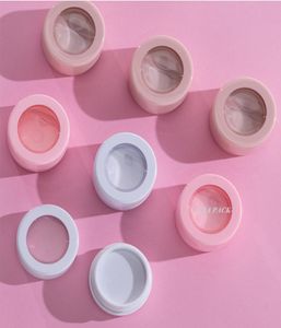 DIY Makeup Tool 3G 10G Rund påfyllningsbara flaskor Kosmetiska förpackningar Tom Lip Scrub Container Face Cream Jar Eyeshadow Container PR8750380
