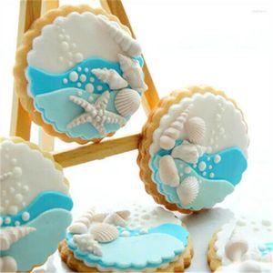Baking Moulds Mould Cake Icing Mold Decorating Sea Shell Fondant Silicone Sugar Craft Starfish