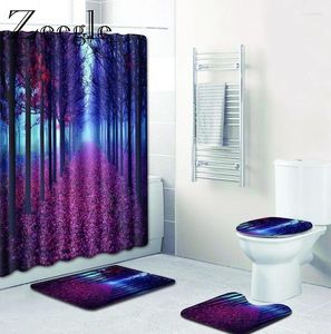 Bath Mats Zeegle Bathroom Floor Carpet Non-Slip Pedestal Rug Lid Toilet Cover Mat Set Absorbent Carpets