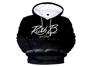 MEN039S Hoodies Sweatshirts Ruth B 3D Baskı Moda Sonbahar Şarj Kıyafet Spor Giyim Kapüşonlu Kadınlar Punk Hip Hop Gotik Stil THE4369491
