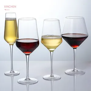 Wine Glasses European Style Crystal Glass Brandy Goblet Tequila Ss Drinkware Cocktail Kitchen Dining Bar