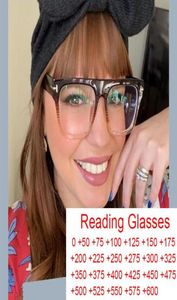 Güneş Gözlüğü Moda Okuma Gözlükleri Kadın Erkek Marka Tasarımcısı Kahverengi Gradyan Gözlükler Büyük Kare Mavi Işık Noktaları 2Sunglasses5480475