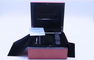 Original matchande papper Säkerhetskort presentpåse Top Wood Watch Box For Pam Boxes Booklets Watches Print Custom Card Watch1030628