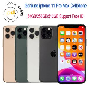 Original Unlocked iphone 11 Pro Max Cellphone 4GB RAM 64GB 256GB ROM 6.5 inch Super Retina XDR OLED Screen Mobilephone Support Face ID