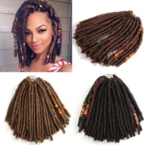 Jumbo Faux Locs Syntetyczne warkocze przedłużenie afro fryzury miękki dredy dla kobiet szydełko włosy