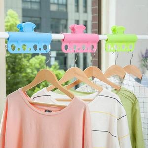 Hangers Clothesline Rod Windproof Large Clips Drying Strong Clothespin Porous Socks Underwear Rack