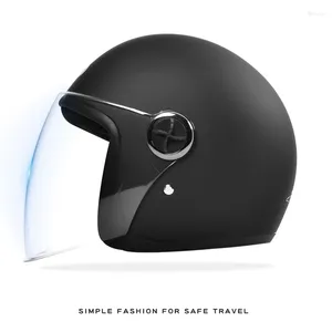 Мотоциклетные шлемы Ad шлем для мужчины женщина HD Anti-Fog Open Face Seasons Universal Электромобиль Сертифицированный защитник