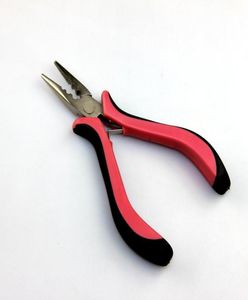 Ganze Haarverlängerungen Zierzüge Haarverlängerungen Werkzeuge Pink 3 Löcher Edelstahl Multifunktional Entfernerzange für Micro Link3336084