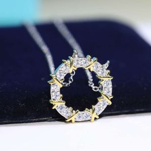 Tiffanyjewelry Luxury Tiffanybead Pendant Neckor Womens Designer Jewelry Fashion Street Classic Ladies Necklace