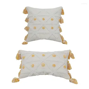 Tappeti cover cuscino trapuntato cover boho cuscino boho con cuscino comodo morbido per il divano divano di divano da letto agricola agricola