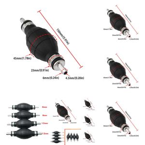 2024 2024 1Pcs Fuel Pump 6Mm 8Mm 10Mm 12Mm Rubber Aluminum Hand Fuel Pump Line Hand Primer Bulb All Fuels For Car Boat Marine Outboard