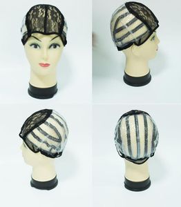 Wig Caps For Making Wigs adjustable straps back swiss lace weave net hair extension6316943