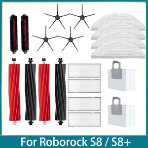 Для Roborock S8 S8 запасные части Duoroller Main Bidse Brates Mop Cloths Hepa Фильтры пакет пакеты 240327