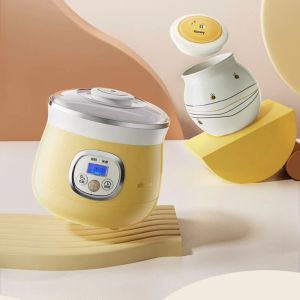 Twórcy maszyna do jogurtu ceramiczna jogurt domowy automatyczny mały ryż w wino jogurt fermenter porcelanowy puszki liniowca jogurt blender