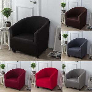 Chair Covers Soft High Elastic Fabric Full Wrap Sofa Cover Dustproof For Home El Cafe Seat