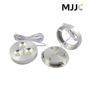 12V DC 3W Dimble LED Downlights under skåp Ljus Puck Lights Ultra Bright Warme Whitatural WhiteCool White för Kitchen LIG4245772