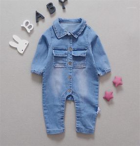 Bebek romper yumuşak denim moda gökkuşağı ve zürafa stilleri bebek kıyafetleri yenidoğan tulum bebekleri kız kızlar kostüm kovboy kot pantolon12185246