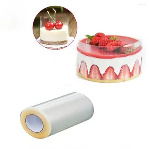Baking Moulds 1 Roll Cake Surround Film Transparent Collar Kitchen Mousse Chocolate Sheets Surrounding Edge Pastry Tools