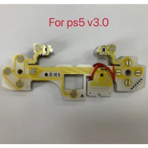 アクセサリー50pcs/lot original ps5 v3.0ゲームパッドコントローラーアナログジョイスティックボタン導電性フィルムフレックスケーブルリボン