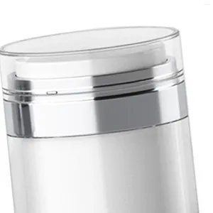 Lagringsflaskor 2/3 Airless Pump Jar läcksäker bärbar vakuumpress Face Cream för lotioner 15 ml