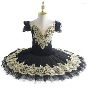 Stage Wear Ballet Costume Romantic Tutu Lace Professional Women Swan Flower Dress Skirt Baby Kids Toddler Girls Dance