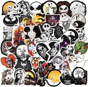 50pcs Nightmare Before Christmas Halloween Movie Sticker fans anime paster Cosplay scrapbooking phone laptop decoration6938591