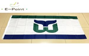 Hartford Whalers 3ft x 5ft 90cm150cm Polyester America Flag Banner6657752