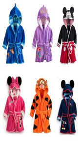 Character Cotton Child Robe kids Bathrobe Children039s Roupao Infant 6 Colors Baby Cloth Bath Robe Baby Girls Boys Toddler Y1818368532