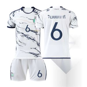 Fußballtrikot 2324 Saisonpokal Italien Away 6 Villati 1 Donaruma 18 Barela