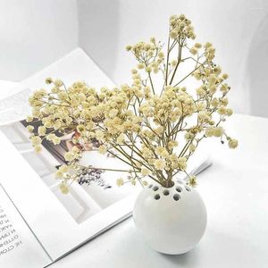 Vases Resin Handmade Vase Flower Stone Perforated Table Decor Home Decoration Dried Pot Craft Handicraft Room Living I4D5