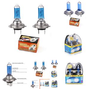 2024 2024 2pcs 6000K Super hellweiß H7 H7 Halogenbirne 12V Auto Scheinwerferbirne H7 55W 100W Halogenlampe Auto Scheinwerfer Ersatzlampe