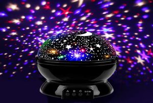 Декор спальни Ночные огни Вращение Starry Sky Magic Projector Night Light USB светодиодный лампа Lampe Starlight for Kids Gift4932358