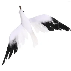 Decorative Figurines Artificial Birds Nautical Seagulls Wall Flying Seagulld Decor Seagull Pendant Simulated Foam Bird Ornament Wedding