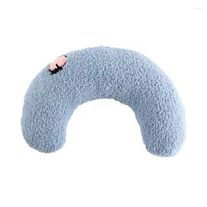 Cat Carriers Small Pillow For Cats Pet Dogs Sleeping Mat Neck Protection U-shaped Soft And Thick Bite Resistant Warm In Winter