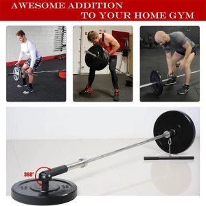 Lifting Barbell Bar HeavyDuty Steel Back Muscle Training Workout Home Gym Sport Exercise Equipment T Bar Row Landmine Attachment