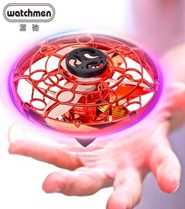 Mini UFO Drone Gyro Spinner Top con luci a LED spinner drone giroscopio giocattoli spinner giocattoli per bambini per adulti LJ2009218988979