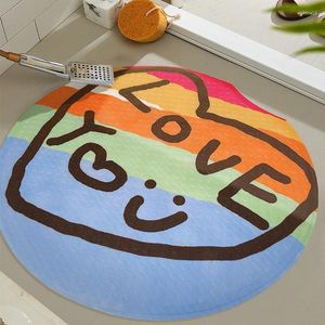 Bath Mats Bathroom Mat Non Slip Waterproof PVC Anti Floor Carpet Cartoon Bathtub Shower Toilet Rug Patterned Rubber For Baby Kids Elderly