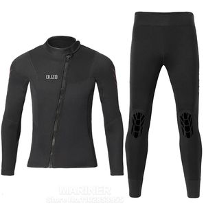 m wetsuit högkvalitativ neopren män surfing kostym kvinnor baddräkt snorkling dykdräkt jacka och byxor delad våtdräkt 240411