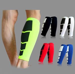 Women Men 1Pc Leg Calf Support Shin Guard Base Layer Compression Running Soccer Football Basketball Leg Sleeves Safety5572037