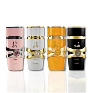 Yala 2024 Ny Lattafa parfym 100 ml Badee Al Oud Men's and Women's Eau de Toilette 3.4oz varaktig lukt EDP Neutral parfym Mellanöstern Arab Rose Spray